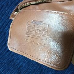 COACH☆バケツトートバッグ　本革　オールドコーチ　レザーショルダーバッグの画像