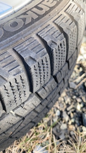 スタッドレス  155/65R14 ホイール(YOKOHAMA) タイヤ(hankook) 4本 12/14.15お渡し可
