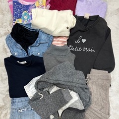 女の子向け　110 冬物　プティマインLEEブランドまとめ　15点120少しの画像