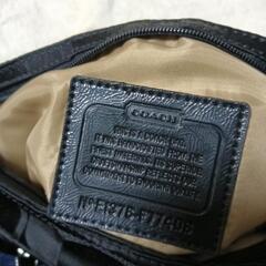 美品COACH☆ショルダーバッグ　黒の画像