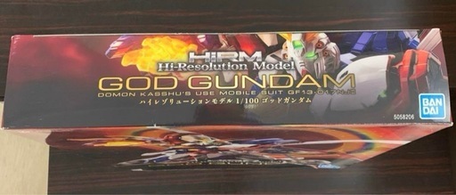 新品のHi-Resolution ModelのGOD GUNDAM