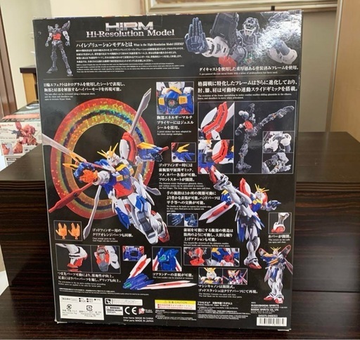 新品のHi-Resolution ModelのGOD GUNDAM
