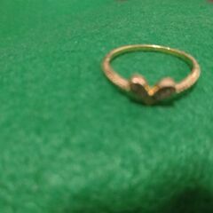 ハートの１８金リングの画像