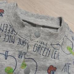 はらぺこあおむしロンパース（70cm）の画像