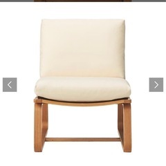 (決まりました)無印良品◆リビングでもダイニングでもつかえるソファチェア◆2脚セット◆1人掛け　アーム付　椅子◆無印　オーク材　MUJIの画像