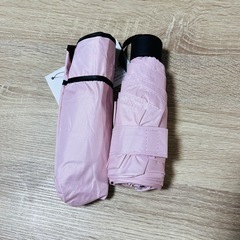 日傘 軽量 折りたたみ傘 紫外線遮光 UPF50++ 晴雨兼用 ピンクの画像