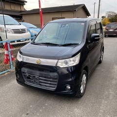 スズキ　ワゴンR ステングレー　X 人気のブラック　　平成26年式の画像