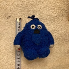 ムック青いぬいぐるみの画像