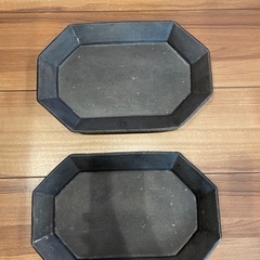 八角プレート　2枚セットの画像
