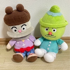 アンパンマンのプリちぃビーンズぬいぐるみ かつ丼マン かまめしどん