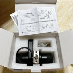 【未使用】iuknob 両面ドアロック デュアルシリンダー セキュリティの画像