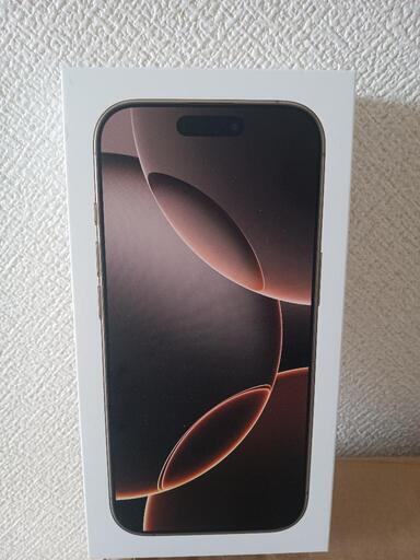 新品 iphone 16 pro 本体 desert 512GB simfree\n