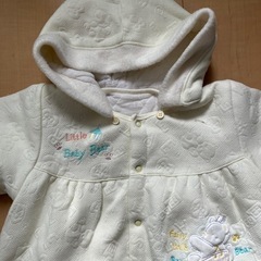 【👶5/5値下げ‼️】Little Baby Bear 冬物　厚手カバーオール　50-70㎝　冬物　退院着　100日祝いの画像