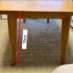 ダイニングテーブル　約１５０ｃｍ×９１ｃｍ（７６ｃｍ）　×高さ７０ｃｍ　（楕円タイプ）　※早い者勝ち！の画像