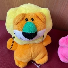 たべっ子どうぶつ マスコット らいおん、かば　2セット　未使用品の画像