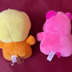 たべっ子どうぶつ マスコット らいおん、かば　2セット　未使用品の画像