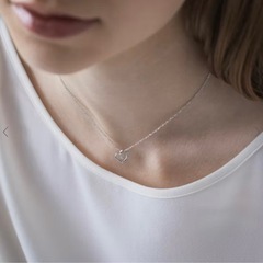 4℃ヨンドシー　ハートネックレスの画像