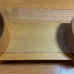 ガラス ローテーブル