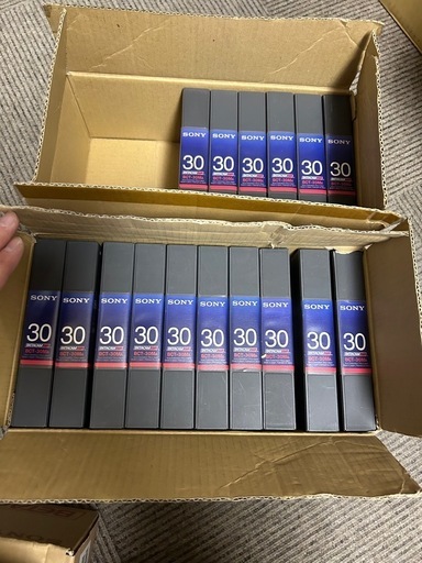 SONY　未使用　ベータカムSPテープ30分 16本セット