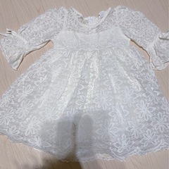 【002】ベビー服　ドレス