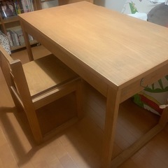 学習机　シンプル　ナチュラル　