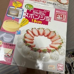 レンジでできる簡単スポンジ型