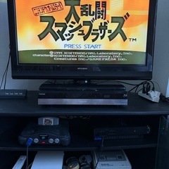 【ここあ様様】懐かしのゲームとテレビ/テレビ台のセット