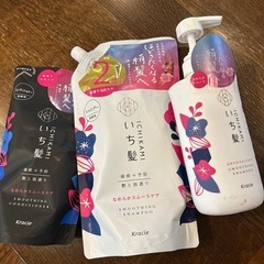 いち髪なめらかスムースケア空ボトル・詰め替えセット