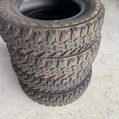 マッドタイヤ　145/80R12 中古4本セット