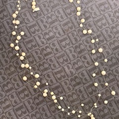 ホワイトパール ロングネックレス