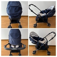 コンビ ベビーカー スゴカル 4キャス compact エッグショック HH カラー：シリウスネイビーの画像