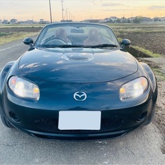 NCロードスター オープン ソフトトップ 革シートの画像