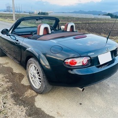 NCロードスター オープン ソフトトップ 革シートの画像
