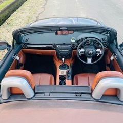 NCロードスター オープン ソフトトップ 革シートの画像