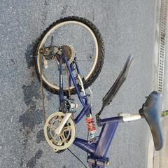 非売品 日産 cube 折りたたみ自転車 当時のまま出品の画像