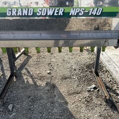 【福岡県みやま市】訳あり　タイショー　グランドソワー　NPS-140 肥料散布機　トラクター　リモコン　キャスター【管理番号　農機具016】の画像