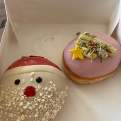 可愛いドーナツ　お菓子　クリスマス