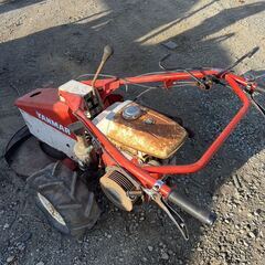 【福岡県みやま市】動画有り　ヤンマー　自走式草刈機　YRM821　牧草モア　ロータリーモア【管理番号　管理機016】の画像