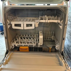 Panasonic 食器洗い乾燥機 NP-TY12-W 2019年製 パナソニック ホワイト 付属品付き まとめて 食洗機 食洗器 キッチン 台所用品の画像