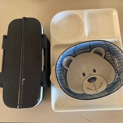 弁当箱　食器３点