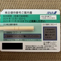 ANA 株主優待券