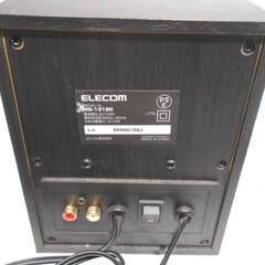 【配送出来ます】通電確認済 ELECOM スピーカー MS-131BK サブウーファー付き（近くなら配送も可能です。宅配もお問合せ下さい）の画像