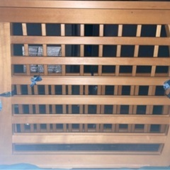 KATOJI スライド式ベビーベッドの画像