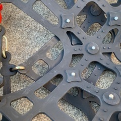 ゴム製タイヤチェーン　
走行無しの画像