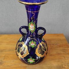 ベネチアンガラス製　花瓶