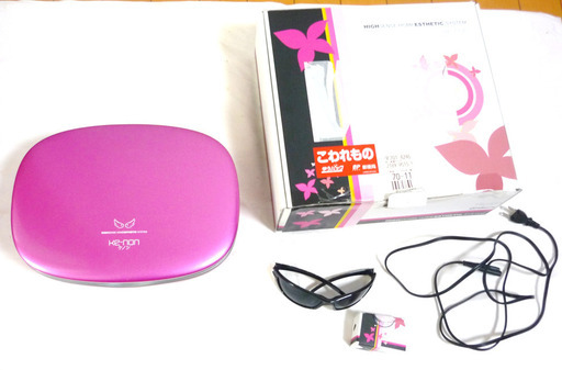 ケノン　ke-non フラッシュ式脱毛器　Ver6,0　ピンク　中古