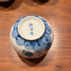 【ありがとうございました】西峰作　湯呑み5客の画像