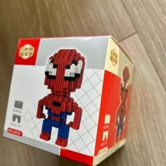 ミニブロック　立体プロック　スパイダーマンの画像