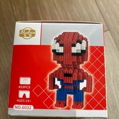 ミニブロック　立体プロック　スパイダーマンの画像