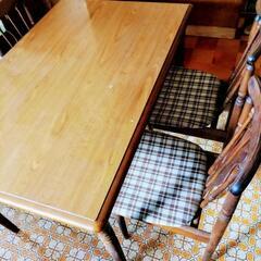 食卓セット(テーブル＋椅子４脚)の画像